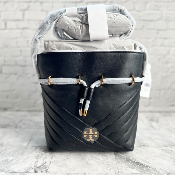 NEW Tory Burch Kira Chevron Mini Bucket Bag